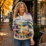 Zelda | Vest met Rits, Schots Distellandschap