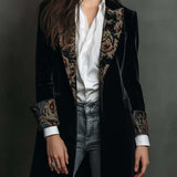 Josephine | Slim Fit Blazer met Barokprint