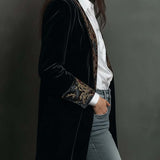 Josephine | Slim Fit Blazer met Barokprint