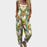 Comfortabele tuinbroek met print
