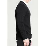 Casual herentrui met V-hals