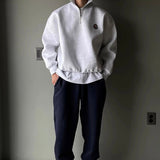 Casual™ herensweater met ritskraag | Sportief en comfortabel | Perfect voor elke dag