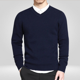 Casual herentrui met V-hals