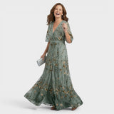 Daniela | Elegante Vloeiende Halter Maxi-jurk voor Dames