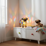 Stralende mops