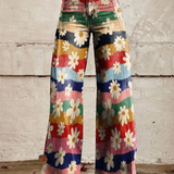 Léon | Elegante broek met bloemenprint