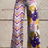 Isadora - Boho Broek met Bloemenprint