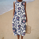 Comfortabele mouwloze zomerjurk