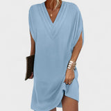 Helena - Elegante Jurk met Open Mouwen