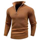 Knitted™ trui met halve rits | Wolmix | Modern en comfortabel