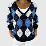 Mireille - Gebreid Vest met Capuchon
