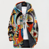 Morgan | Jas met Abstract Patroon