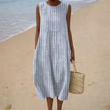 Comfortabele mouwloze zomerjurk