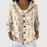 Agathe - Gebreid Vest met Capuchon