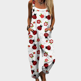 Comfortabele tuinbroek met print