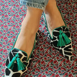 Nala - Klassieke loafer met franjes