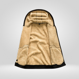 Herengilet met capuchon en fleecevoering