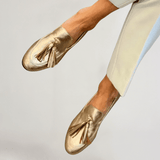 Vittoria | Gouden Loafers voor Dames