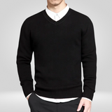 Casual herentrui met V-hals