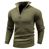 Knitted™ trui met halve rits | Wolmix | Modern en comfortabel