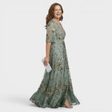 Daniela | Elegante Vloeiende Halter Maxi-jurk voor Dames