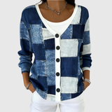 Léonie - Gebreid Vest met Knopen