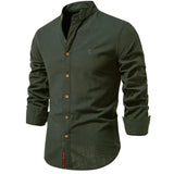 Elegant Casual Slim Fit Overhemd met Knoopsluiting voor Heren
