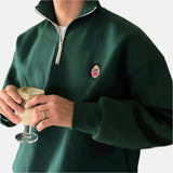 Casual™ herensweater met ritskraag | Sportief en comfortabel | Perfect voor elke dag