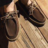 Maverick | Herenmocassin met stevige creprubberzool
