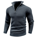 Knitted™ trui met halve rits | Wolmix | Modern en comfortabel