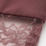 Getailleerde Avondmaxi-Jurk met Kanten Bustier en Bandjes voor Dames