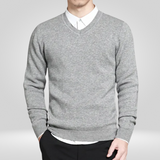 Casual herentrui met V-hals