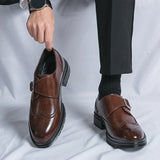 Fedde™ klassieke boots voor heren met gespdetail