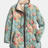 Ivela | Gewatteerd Jasje met Bloemenprint