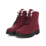 Crestar Winterse Snowboots voor Dames, Warm en Gevoerd met Nepbont