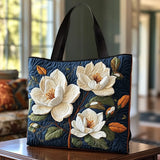 Ambachtelijke Gequilte Tas - Delicate Magnolia
