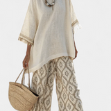 Ilaria – Geraffineerde Top en Casual Broek