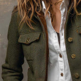 Vivienne | Gestreepte Blazer met Contrastrand