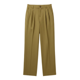 Wijde hoog getailleerde broek voor dames – relaxte pasvorm voor kantoor en casual