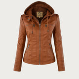 Flavia | Stevige en elegante leren jas