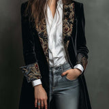 Josephine | Slim Fit Blazer met Barokprint