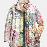 Patchette | Gewatteerd Jasje met Bloemenprint