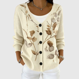 Honorine - Gebreid Vest met Knopen