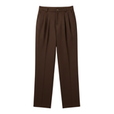Wijde hoog getailleerde broek voor dames – relaxte pasvorm voor kantoor en casual