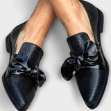 Claudia - Loafers met strik