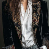 Josephine | Slim Fit Blazer met Barokprint