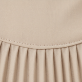 Geplisseerde schouderloze Maxi-Jurk met Open Rug voor Dames