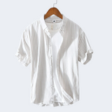 Anton | Zomershirt voor Heren met Streepdessin