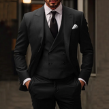 Driedelig kostuum – elegante blazer, gilet en broek voor formele gelegenheden