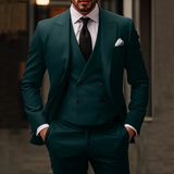 Driedelig kostuum – elegante blazer, gilet en broek voor formele gelegenheden